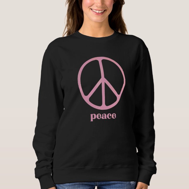 Sweatshirt Signe de paix Paix   (Devant)