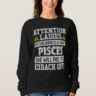 Sweatshirt SIGNE Zodiaque Pisces Girlfriend Graphique