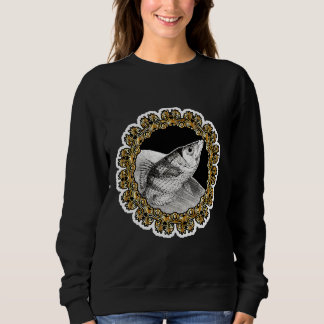 Sweatshirt SIGNE Zodiaque Poisson Or