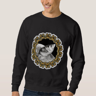 Sweatshirt SIGNE Zodiaque Poisson Or