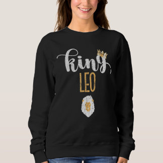 Sweatshirt SIGNE Zodiaque Roi Léon Graphique