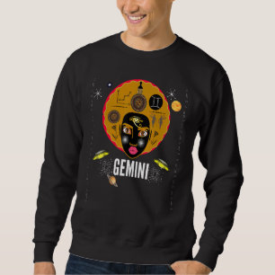 Sweatshirt Signes de zodiac pour femmes afro-américaines Gemi