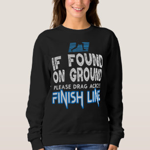 Sweatshirt S'Il Est Trouvé Faites Glisser Sur Le Marathon De