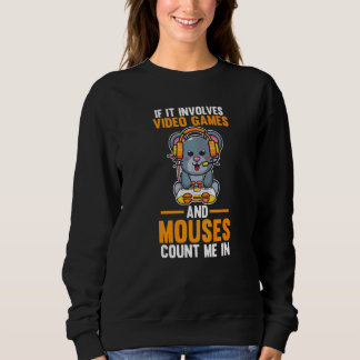 Sweatshirt S'Il S'Agit De Jeux Vidéo Et Maisons