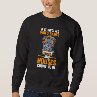 Sweatshirt S'Il S'Agit De Jeux Vidéo Et Maisons
