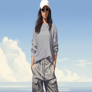 Sweatshirt Silhouette de campeur heureux