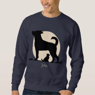 Sweatshirt Silhouette rustique de Maman & Pup avec l'obligati