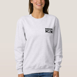 Sweatshirt Simple Soccer Maman Personnalisé Nom et numéro de