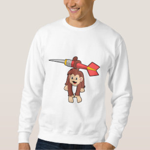 Sweatshirt Singe aux fléchettes avec Dart