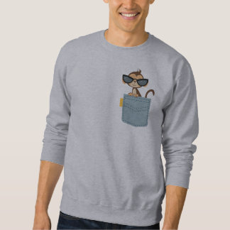 Sweatshirt Singe Dans La Poche