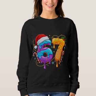 Sweatshirt Six Seven Xmas Noël Gen Z Meme 6 7
