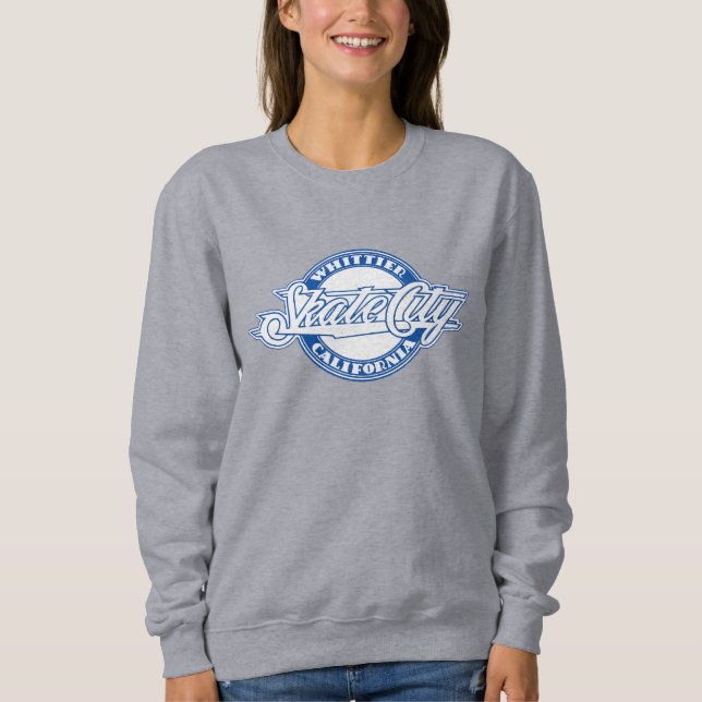 Sweatshirt Skate City USA V2 vintage rétro (Devant)