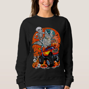 Sweatshirt Skeleton équitation Dinosaur Rex maman Monster Cam