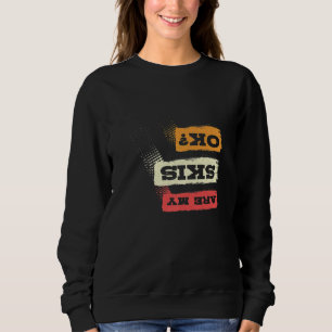Sweatshirt Ski rétros Ski de fond Ski de fond Telemark Norvèg