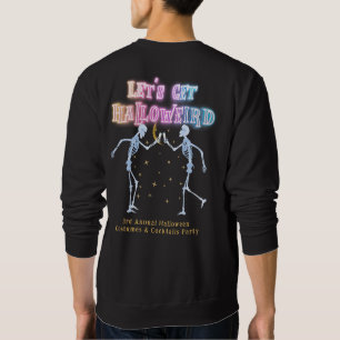 Sweatshirt Skull Neon Halloween Halloween Skeletons dansants 