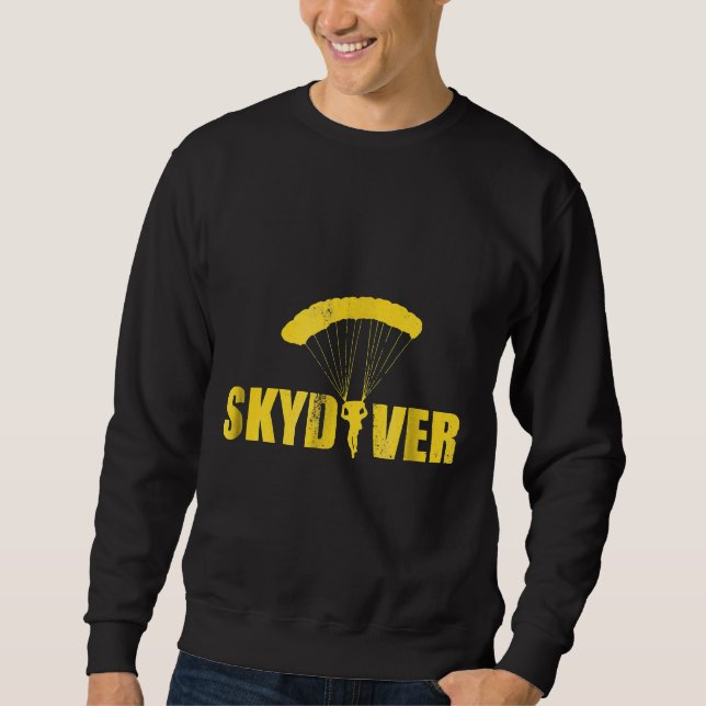 Sweatshirt Skydiver Skydiver Cool Sky Diving (Devant)