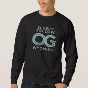 Sweatshirt Sleepy Hollow Wyoming Montre Votre Fierté De Ville
