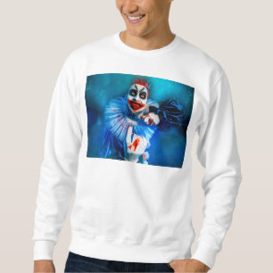 Sweatshirt SlipperyJoe's clown tenue artistique Happy Hallowe