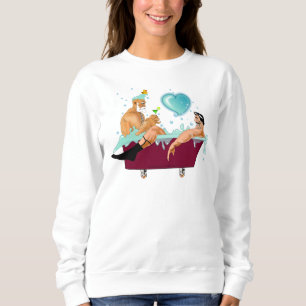 Sweatshirt SlipperyJoe's deux gays hommes aiment la baignoire