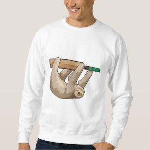 Sweatshirt Slot au cricket avec chauve-souris de cricket
