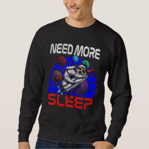 Sweatshirt Sloth Besoin d'un espace rétro Vintage dormant