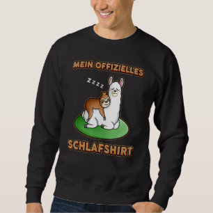 Sweatshirt Sloth My Official Sleep Sleeping Sloth Lama