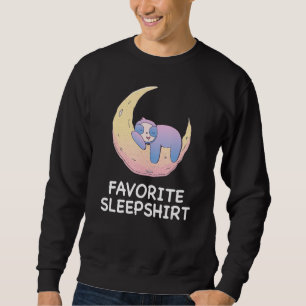 Sweatshirt Sloth Sloth Nap Dormir Pyjama Lune Nuit