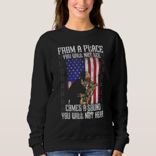 Sweatshirt Sniper Militaire Sharpshooter Bruit Marksm