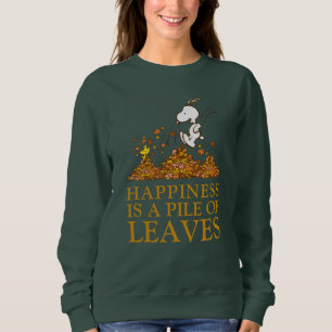 Sweatshirt Snoopy & Bois Feuilles d'automne
