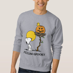 Sweatshirt Snoopy & Bois Nid Avec Jack O'Lantern