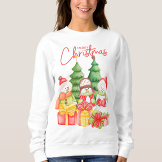 Sweatshirt Snowman Joyeux Noël
