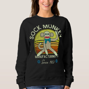 Sweatshirt Sock Monkey Manufacturing Co. Rétro Vintage Sock M
