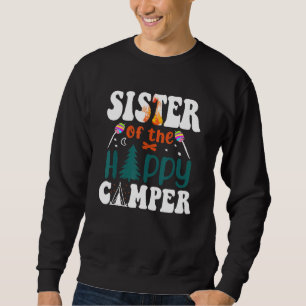 Sweatshirt Soeur Happy Camper Papa du Camping Happy Camper Ca