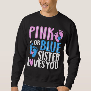 Sweatshirt Soeur Rose Ou Bleue Vous Aime Sexe Révéler 3