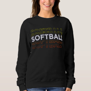 Sweatshirt Softball Sports Cool Softball Pitcher Catcher