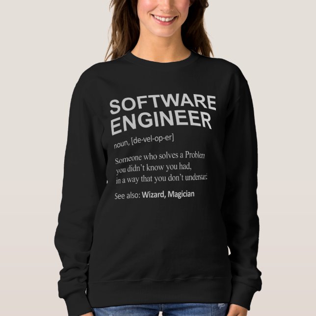 Sweatshirt Software Engineer Definition Coder (Devant)
