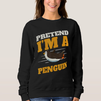 Sweatshirt Soigneur de zoo antarctique Zoo Animal Prétendre q