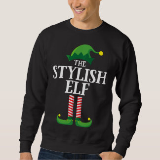 Sweatshirt Soirée de Noël du groupe Elf Matching