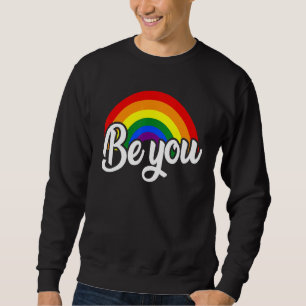 Sweatshirt Sois-Tu Mignonne Arc En Ciel Lgbt Pride Gay Lesbie