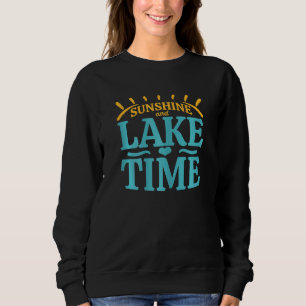 Sweatshirt Soleil Des Femmes Et Temps Du Lac