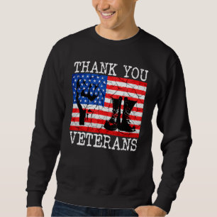 Sweatshirt Solidarité des vétérans du Merci