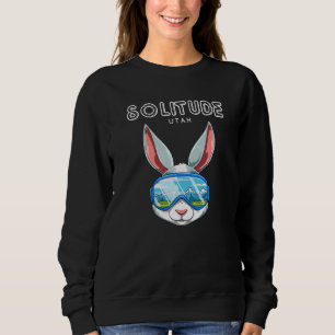 Sweatshirt Solitude Utah Usa Ski Et Snowboard Rabbit