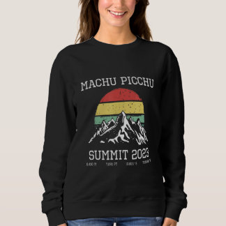Sweatshirt Sommet du sentier inca de Machu Picchu 2023 Randon
