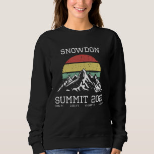 Sweatshirt Sommet enneigé de Snowdon 2023 Randonnée Pays de G