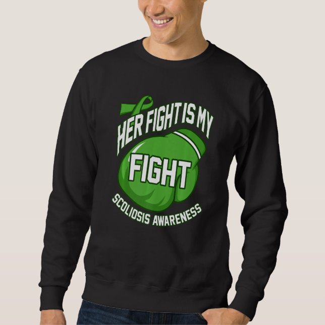 Sweatshirt Son combat Mon combat Conscience de la Fusion de l (Devant)