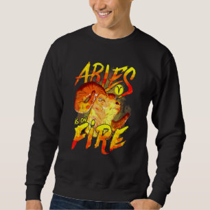 Sweatshirt Sonnette Zodiaque Aries En Astrologie Du Feu