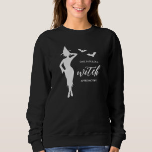Sweatshirt Sorcière Approchant Silhouette de Sorcière Féminin