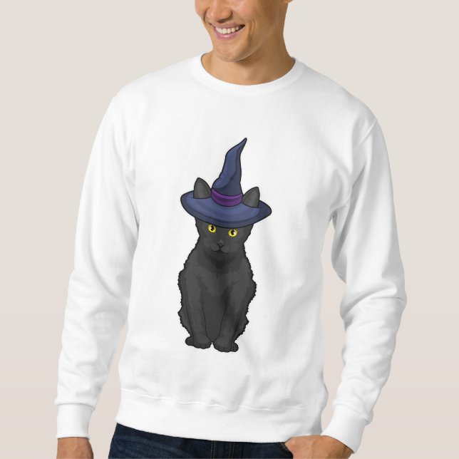 Sweatshirt Sorcière de chat (Devant)
