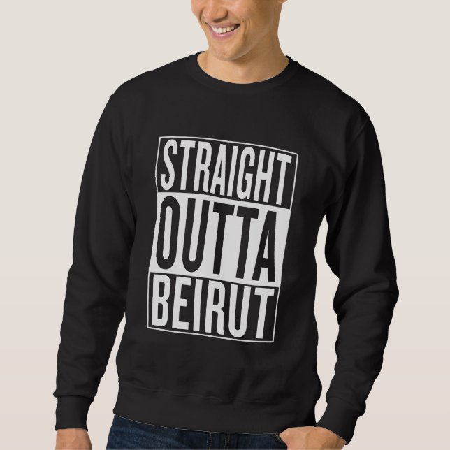 Sweatshirt sortie directe de Beyrouth (Devant)
