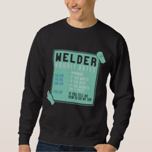 Sweatshirt Soudage - Tarifs horaires de soudeur